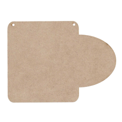 Support MDF "Oval Square Ornament" de Chris Haughey