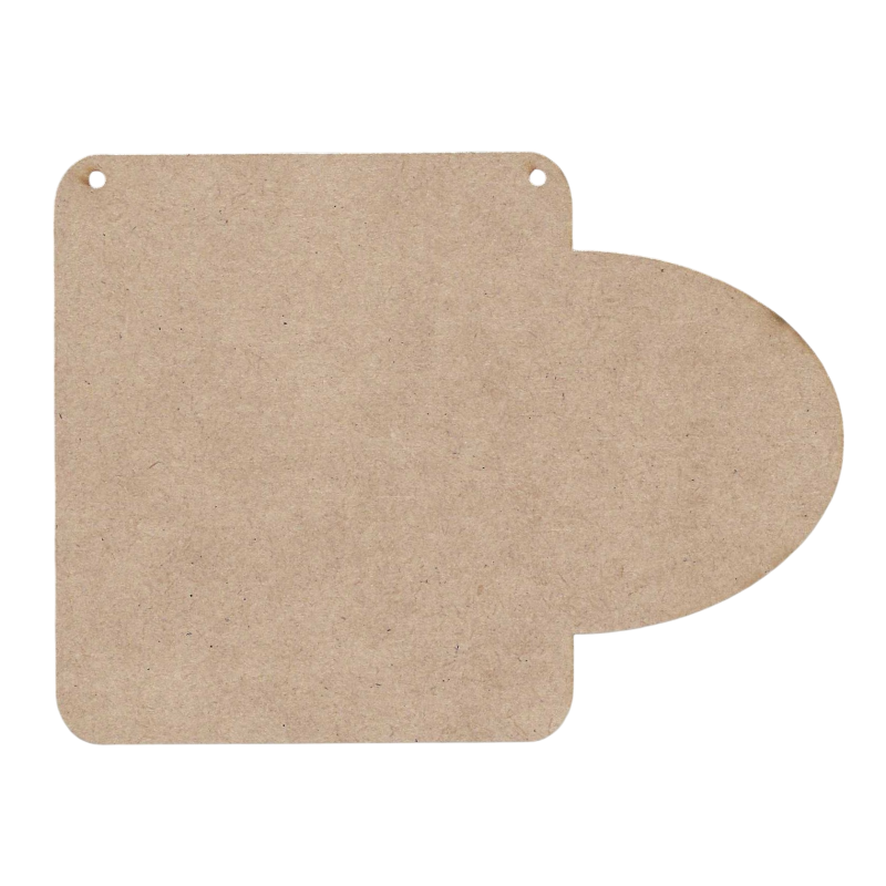 Support MDF "Oval Square Ornament" de Chris Haughey