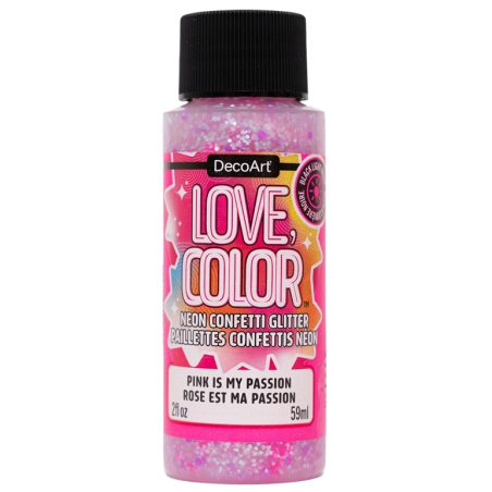 Love Color Neon Confetti Glitter - Pink is My Passion