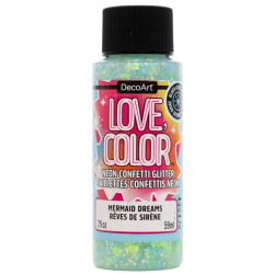 Love Color Neon Confetti Glitter - Mermaid Dream