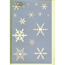ST-031 -  Flocons de neige 3 - Snowflakes