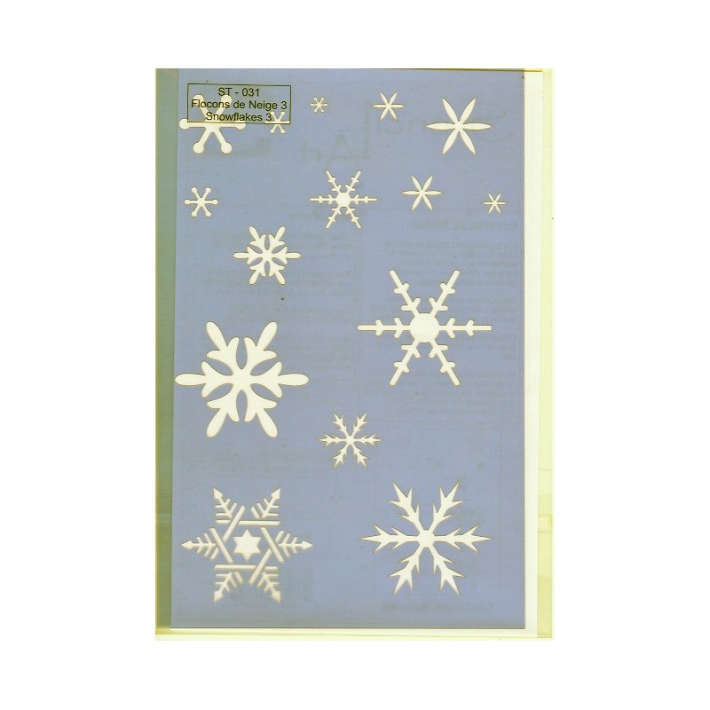 ST-031 -  Flocons de neige 3 - Snowflakes