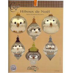 Kit ornements Hiboux de Noël