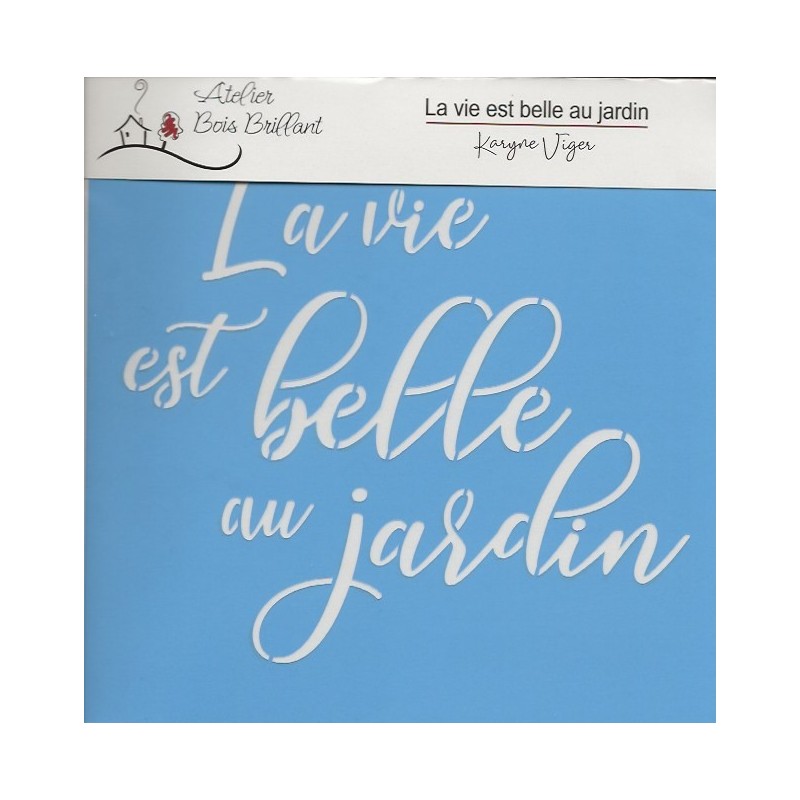 KV101 - La Vie est Belle au Jardin - Karine Viger - Petit format