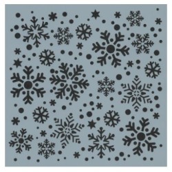 Pochoir "Snowfall Background" de Chris Haughey