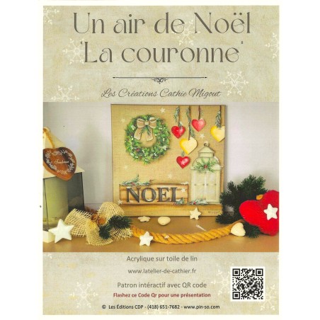 Un air de Noël - La couronne de Cathie Migout